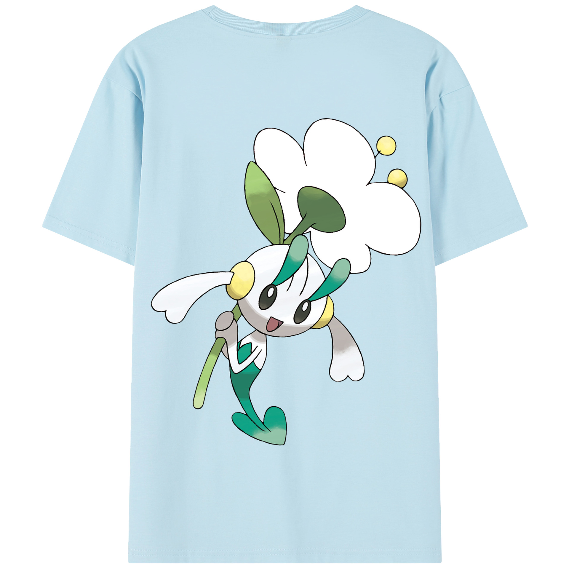 （画像用） ポケットモンスター Pokémon 綿100％半袖Tシャツ（背面プリント）
